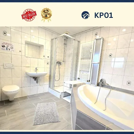 Monteurwohnung Mit Terrasse, 6 Zimmer, Voll Ausgestattet, Waesche Inklusive, Kostenfreier Parkplatz Und Wlan - Kp01 Iserlohn