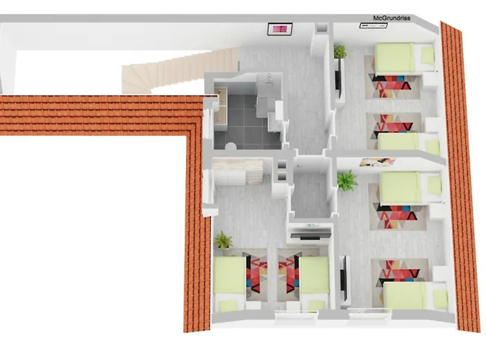 아파트 -cs24- Six With Terrace - Kp01